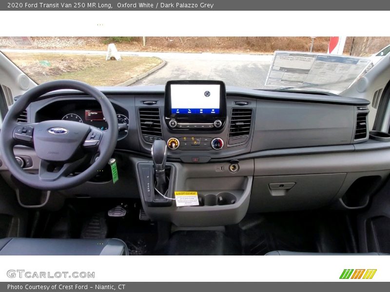 Oxford White / Dark Palazzo Grey 2020 Ford Transit Van 250 MR Long