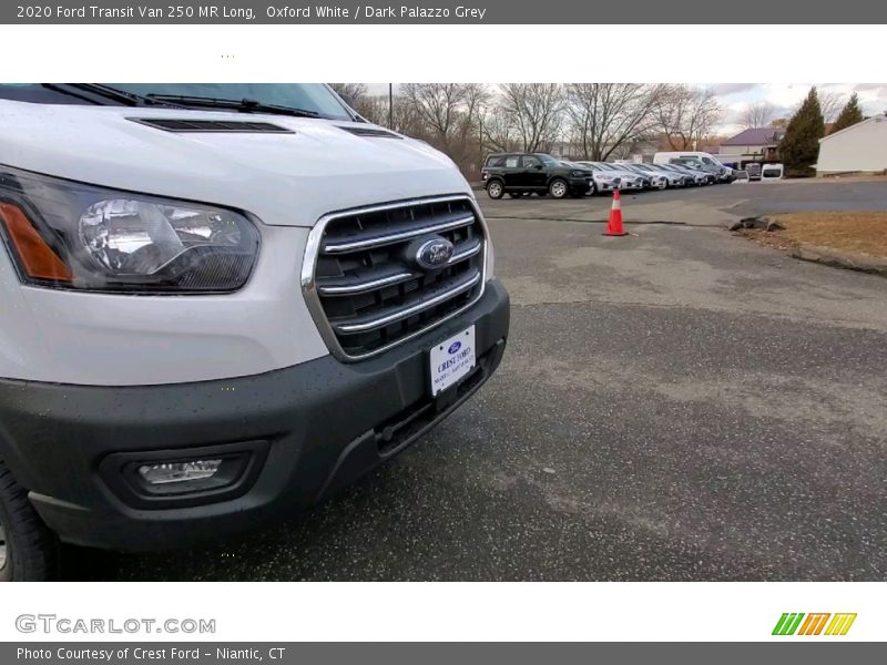 Oxford White / Dark Palazzo Grey 2020 Ford Transit Van 250 MR Long