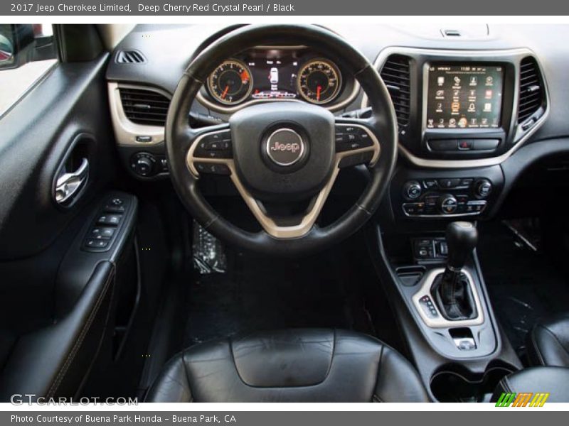 Dashboard of 2017 Cherokee Limited