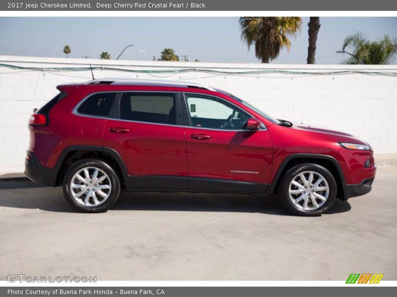  2017 Cherokee Limited Deep Cherry Red Crystal Pearl