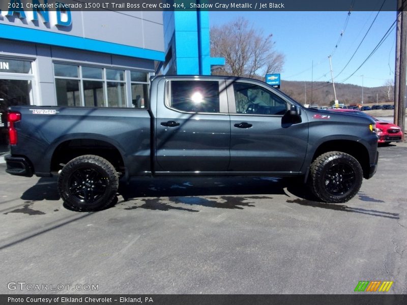 Shadow Gray Metallic / Jet Black 2021 Chevrolet Silverado 1500 LT Trail Boss Crew Cab 4x4