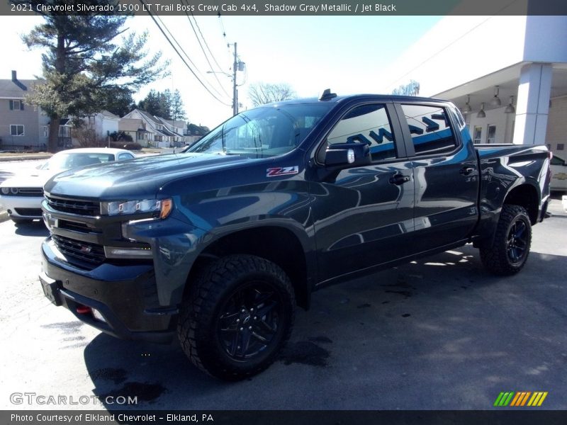 Shadow Gray Metallic / Jet Black 2021 Chevrolet Silverado 1500 LT Trail Boss Crew Cab 4x4