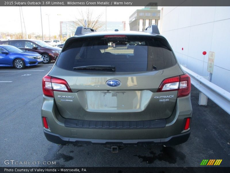 Wilderness Green Metallic / Warm Ivory 2015 Subaru Outback 3.6R Limited