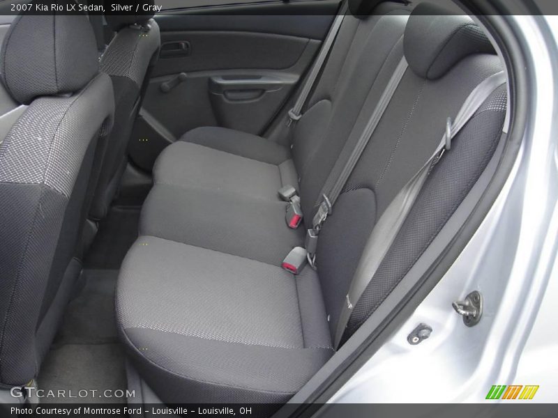 Silver / Gray 2007 Kia Rio LX Sedan
