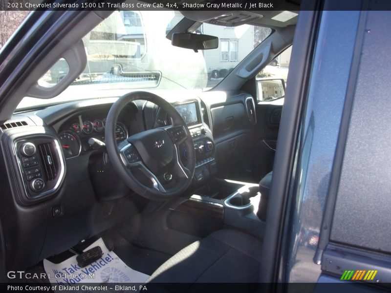 Shadow Gray Metallic / Jet Black 2021 Chevrolet Silverado 1500 LT Trail Boss Crew Cab 4x4