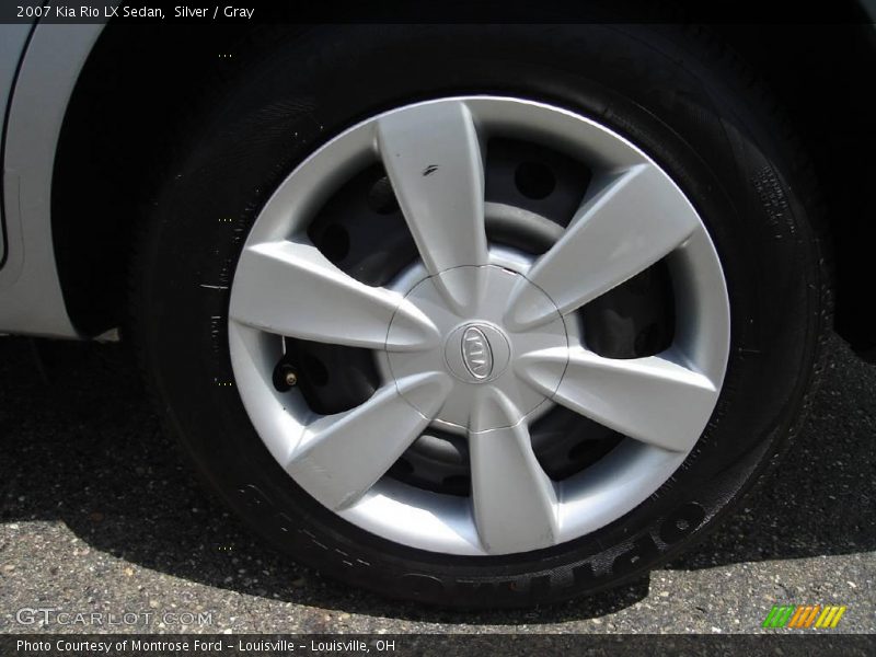Silver / Gray 2007 Kia Rio LX Sedan