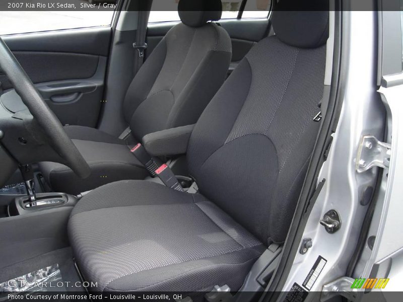 Silver / Gray 2007 Kia Rio LX Sedan