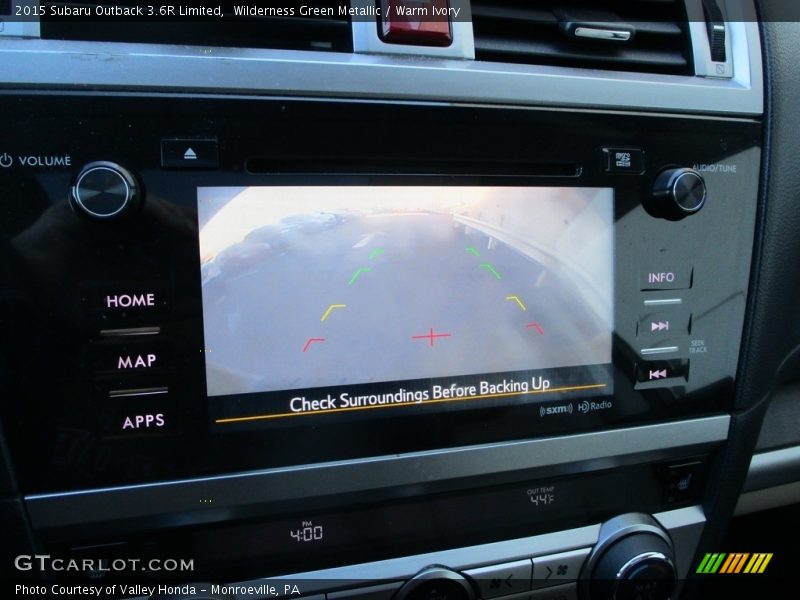 Controls of 2015 Outback 3.6R Limited