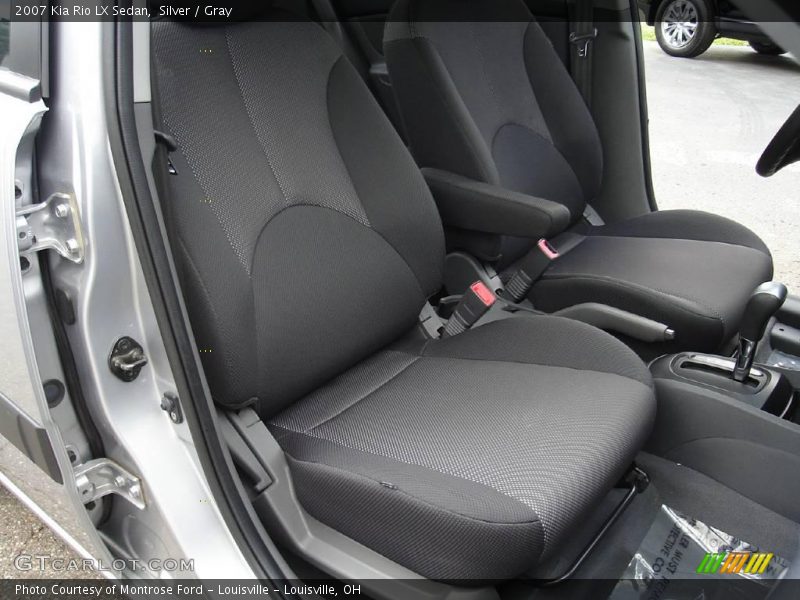 Silver / Gray 2007 Kia Rio LX Sedan