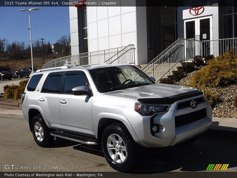 Classic Silver Metallic / Graphite 2015 Toyota 4Runner SR5 4x4