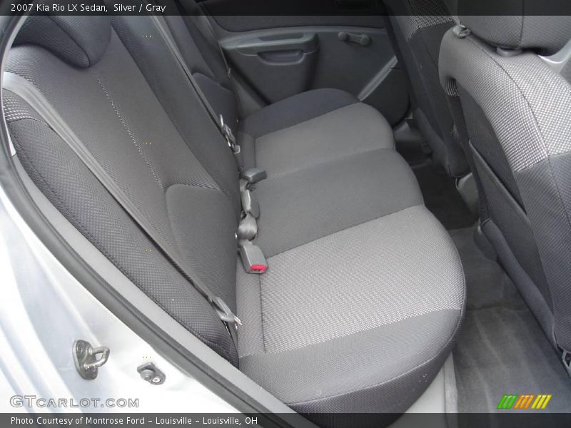 Silver / Gray 2007 Kia Rio LX Sedan