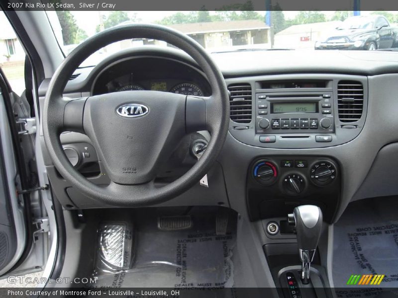 Silver / Gray 2007 Kia Rio LX Sedan