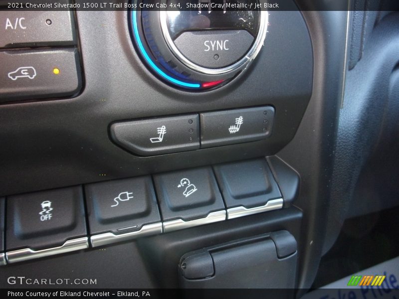 Shadow Gray Metallic / Jet Black 2021 Chevrolet Silverado 1500 LT Trail Boss Crew Cab 4x4
