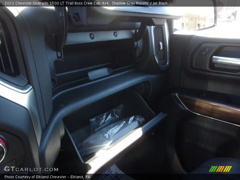 Shadow Gray Metallic / Jet Black 2021 Chevrolet Silverado 1500 LT Trail Boss Crew Cab 4x4