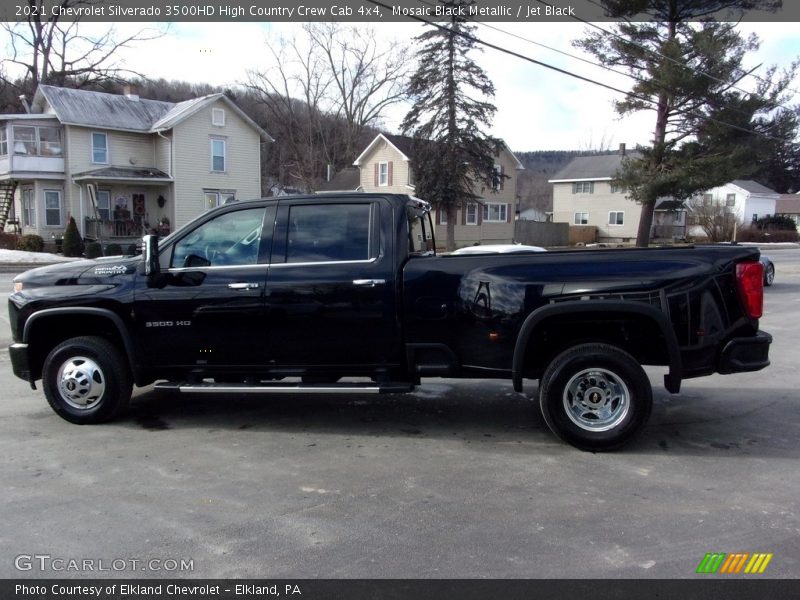 Mosaic Black Metallic / Jet Black 2021 Chevrolet Silverado 3500HD High Country Crew Cab 4x4