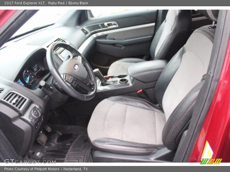Ruby Red / Ebony Black 2017 Ford Explorer XLT