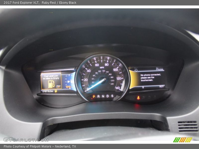 Ruby Red / Ebony Black 2017 Ford Explorer XLT
