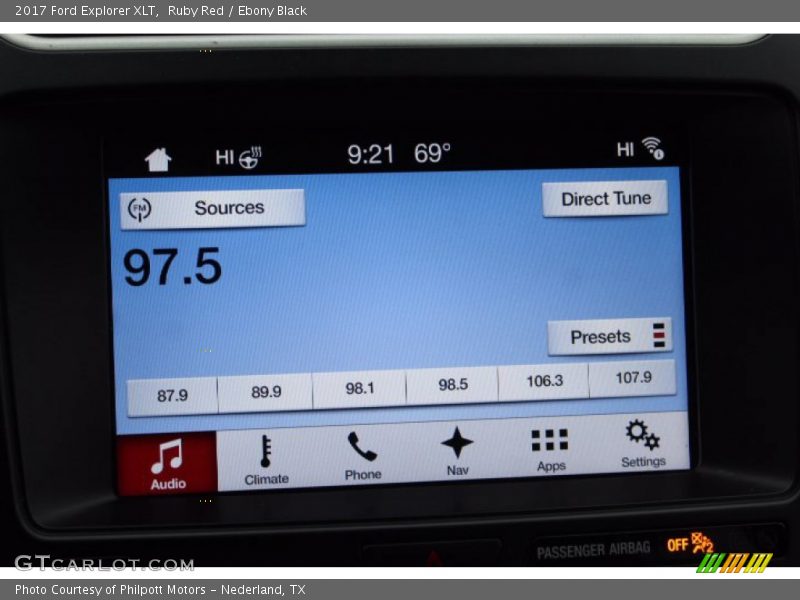 Ruby Red / Ebony Black 2017 Ford Explorer XLT