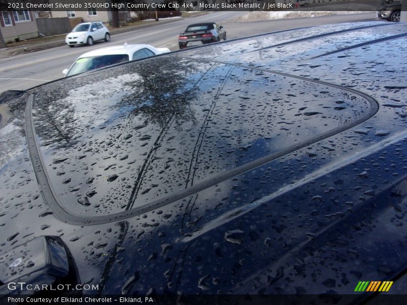 Mosaic Black Metallic / Jet Black 2021 Chevrolet Silverado 3500HD High Country Crew Cab 4x4