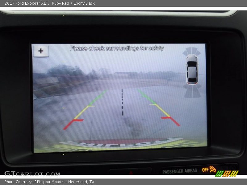 Ruby Red / Ebony Black 2017 Ford Explorer XLT