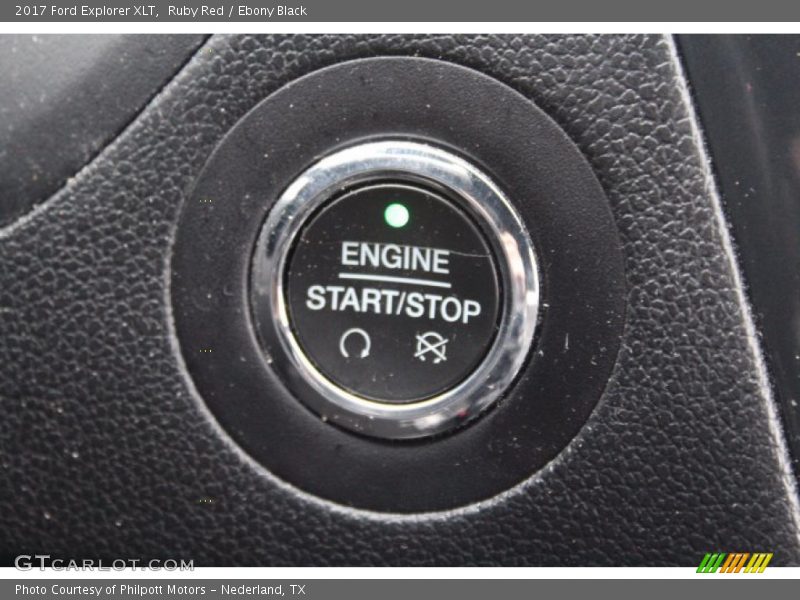 Ruby Red / Ebony Black 2017 Ford Explorer XLT