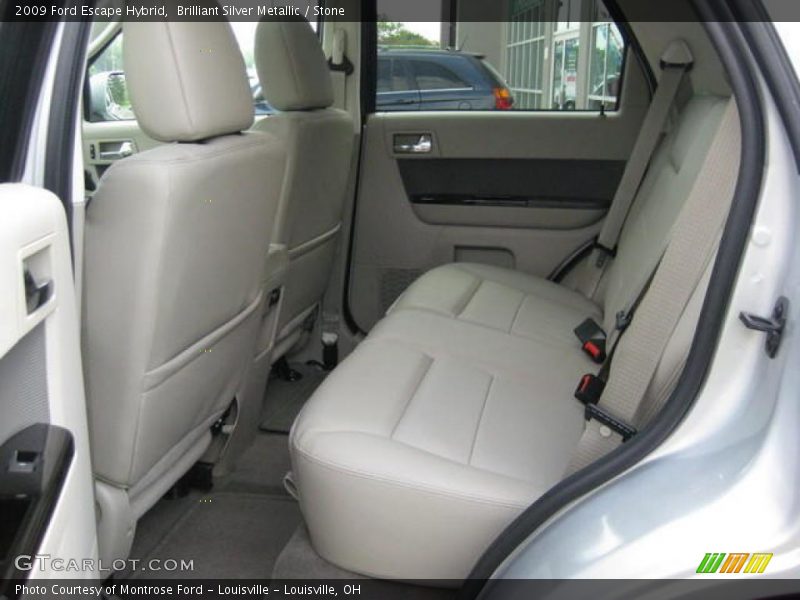 Brilliant Silver Metallic / Stone 2009 Ford Escape Hybrid