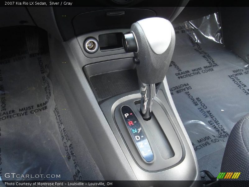 Silver / Gray 2007 Kia Rio LX Sedan