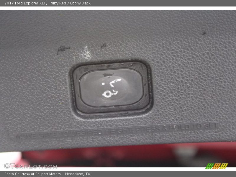 Ruby Red / Ebony Black 2017 Ford Explorer XLT