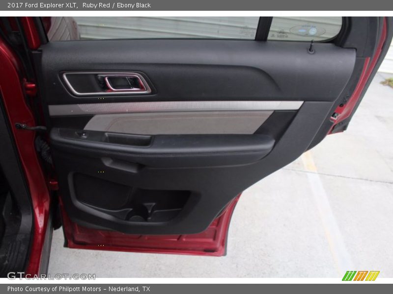Ruby Red / Ebony Black 2017 Ford Explorer XLT