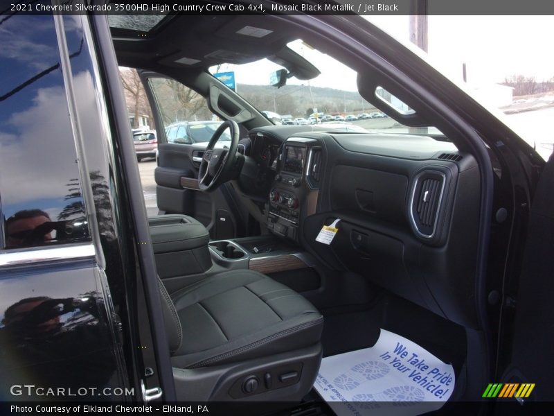 Mosaic Black Metallic / Jet Black 2021 Chevrolet Silverado 3500HD High Country Crew Cab 4x4