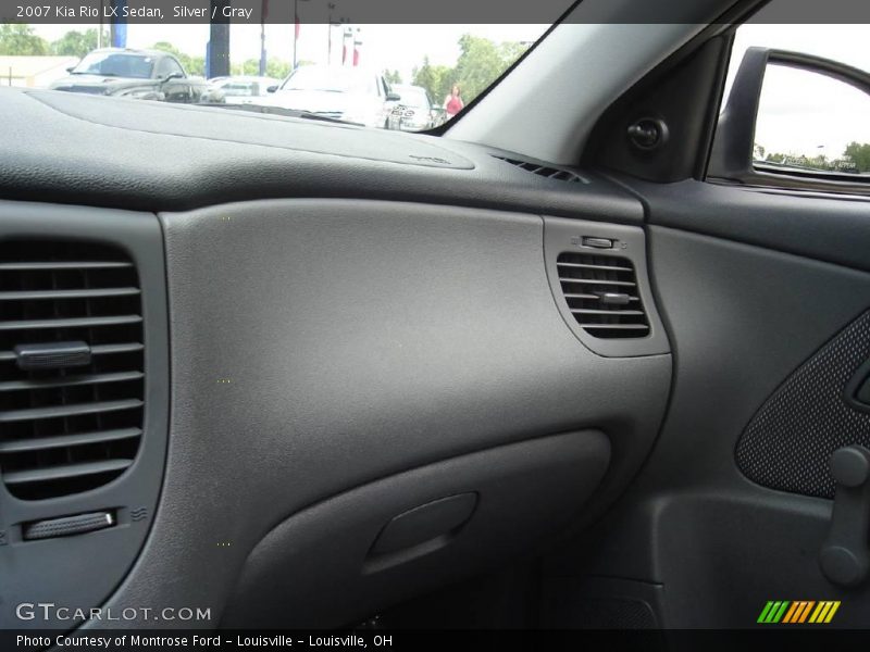 Silver / Gray 2007 Kia Rio LX Sedan