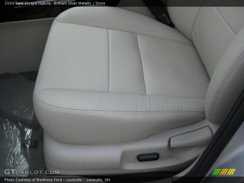 Brilliant Silver Metallic / Stone 2009 Ford Escape Hybrid