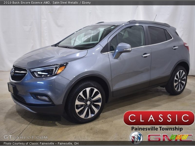 Satin Steel Metallic / Ebony 2019 Buick Encore Essence AWD