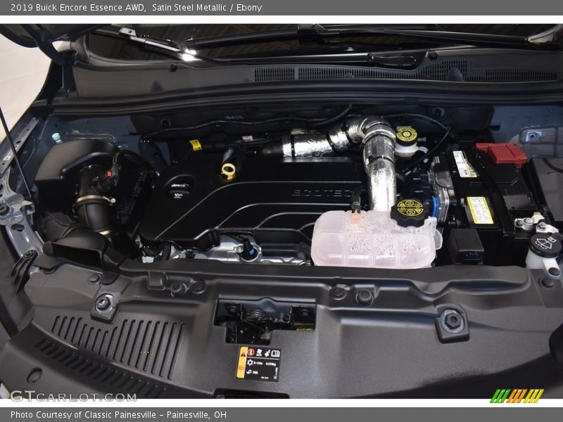 Satin Steel Metallic / Ebony 2019 Buick Encore Essence AWD