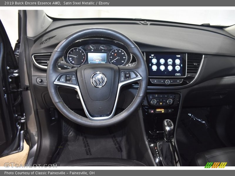 Satin Steel Metallic / Ebony 2019 Buick Encore Essence AWD