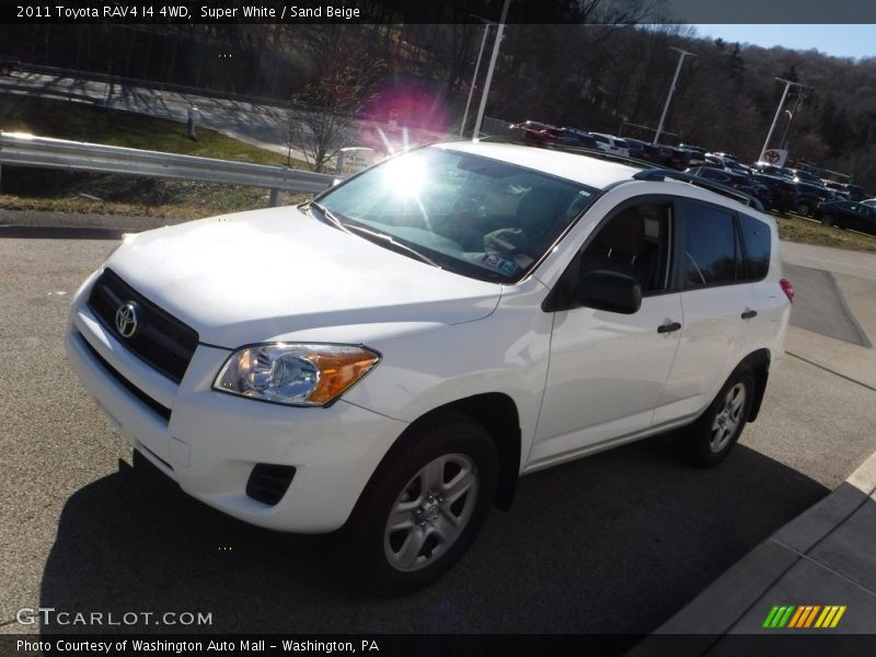 Super White / Sand Beige 2011 Toyota RAV4 I4 4WD