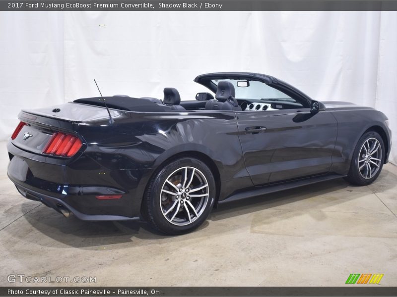 Shadow Black / Ebony 2017 Ford Mustang EcoBoost Premium Convertible