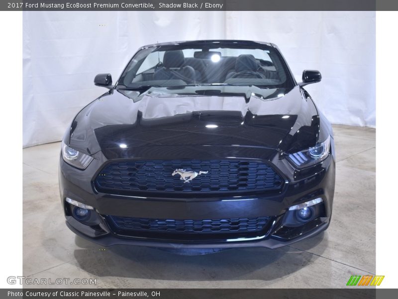 Shadow Black / Ebony 2017 Ford Mustang EcoBoost Premium Convertible