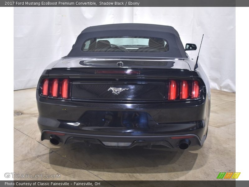 Shadow Black / Ebony 2017 Ford Mustang EcoBoost Premium Convertible