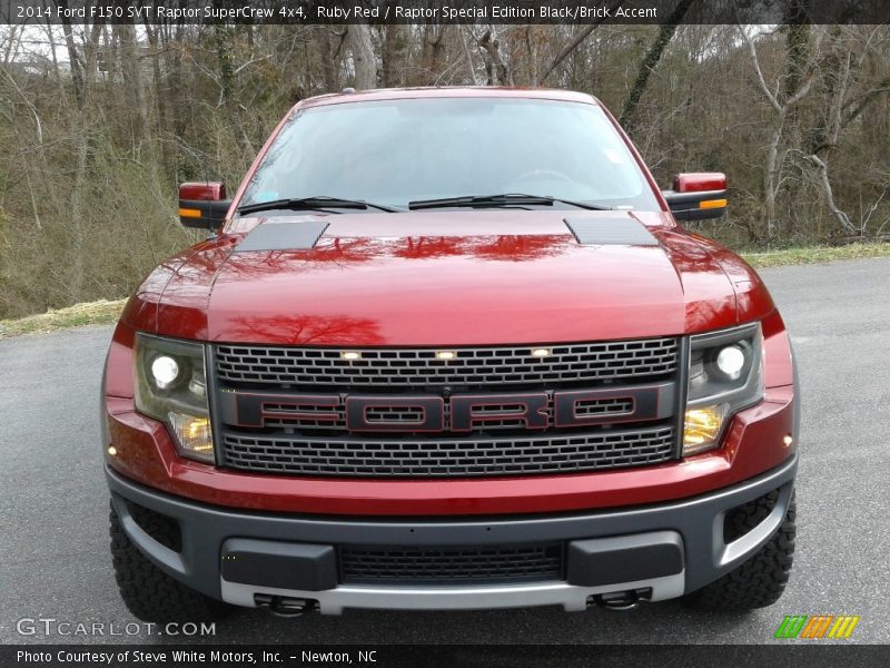 Ruby Red / Raptor Special Edition Black/Brick Accent 2014 Ford F150 SVT Raptor SuperCrew 4x4