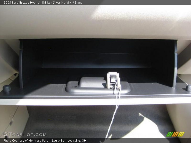 Brilliant Silver Metallic / Stone 2009 Ford Escape Hybrid