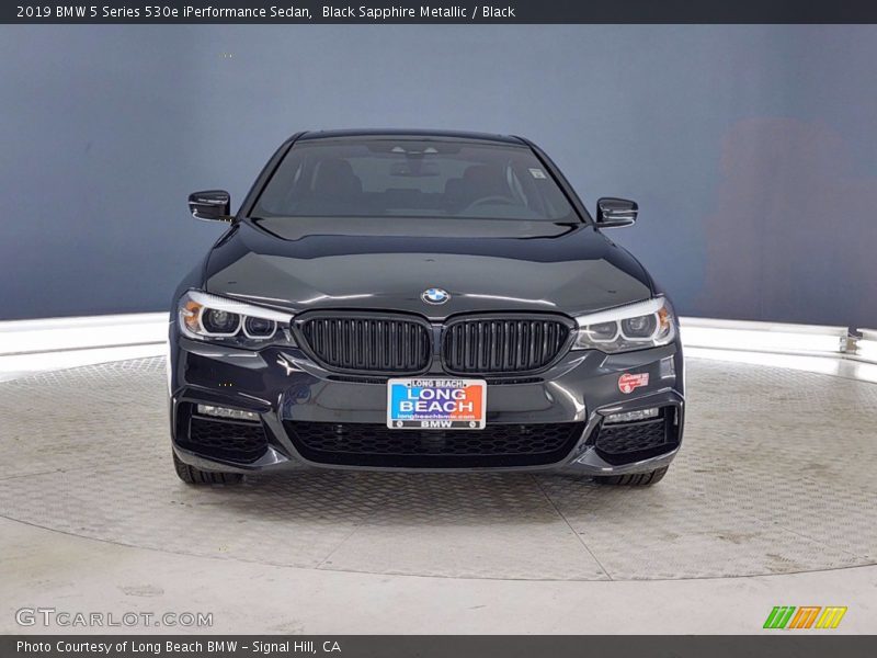 Black Sapphire Metallic / Black 2019 BMW 5 Series 530e iPerformance Sedan