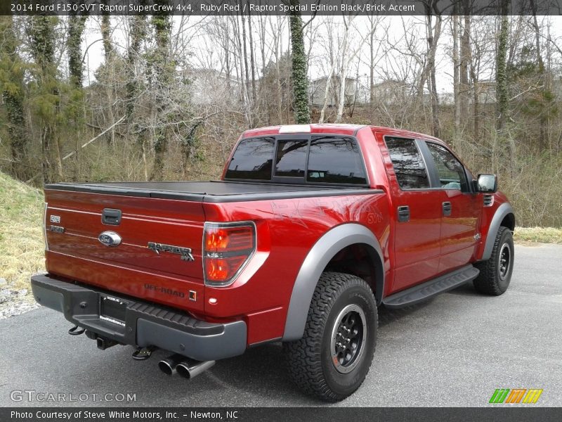 Ruby Red / Raptor Special Edition Black/Brick Accent 2014 Ford F150 SVT Raptor SuperCrew 4x4