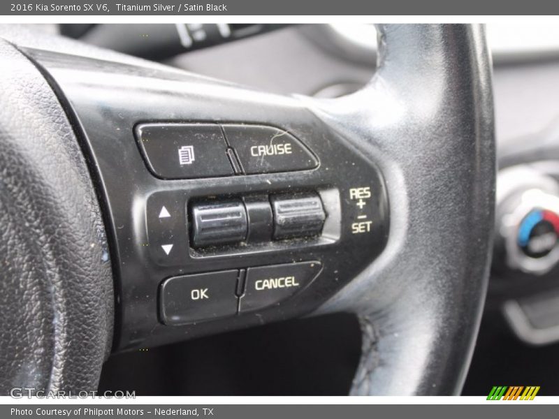 Titanium Silver / Satin Black 2016 Kia Sorento SX V6