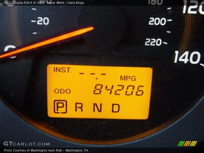 Super White / Sand Beige 2011 Toyota RAV4 I4 4WD