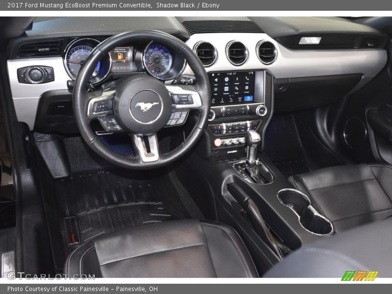 Shadow Black / Ebony 2017 Ford Mustang EcoBoost Premium Convertible