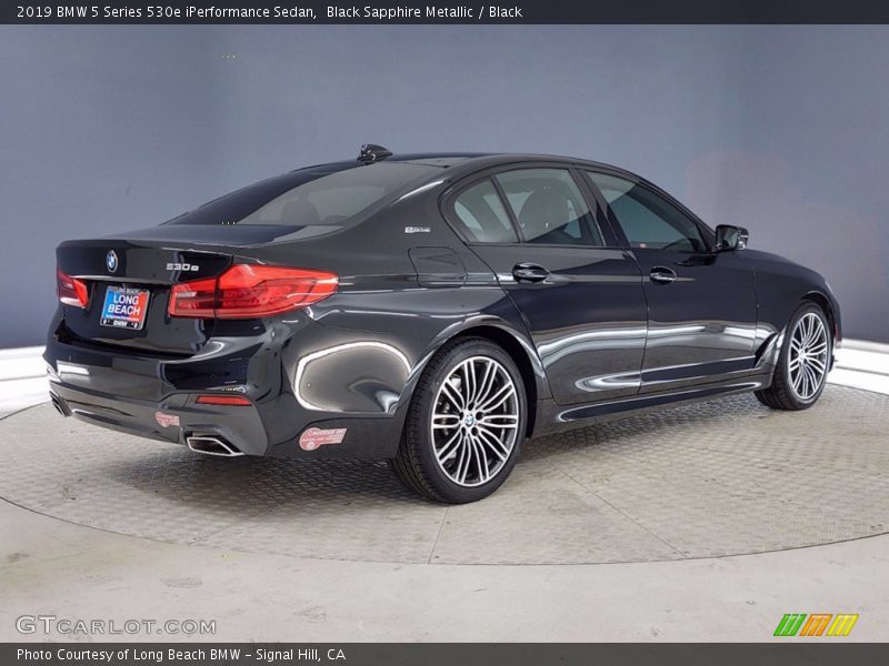  2019 5 Series 530e iPerformance Sedan Black Sapphire Metallic