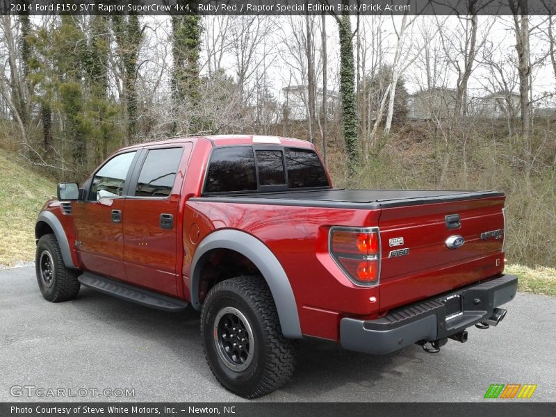 Ruby Red / Raptor Special Edition Black/Brick Accent 2014 Ford F150 SVT Raptor SuperCrew 4x4