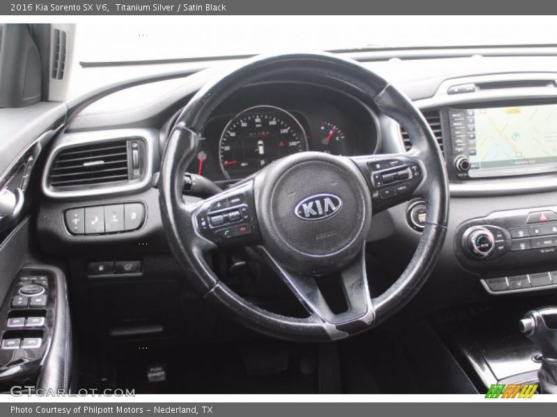 Titanium Silver / Satin Black 2016 Kia Sorento SX V6
