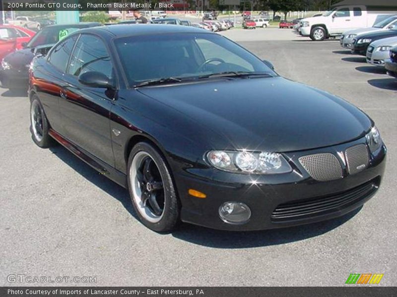 Phantom Black Metallic / Black 2004 Pontiac GTO Coupe